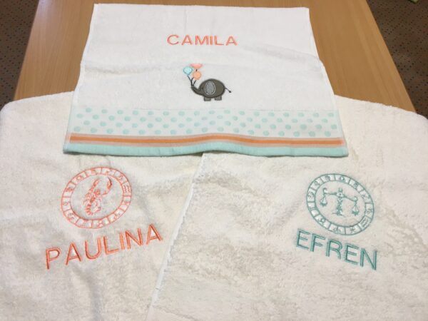 Handtuch-Set „Camila, Paulina & Efren“
