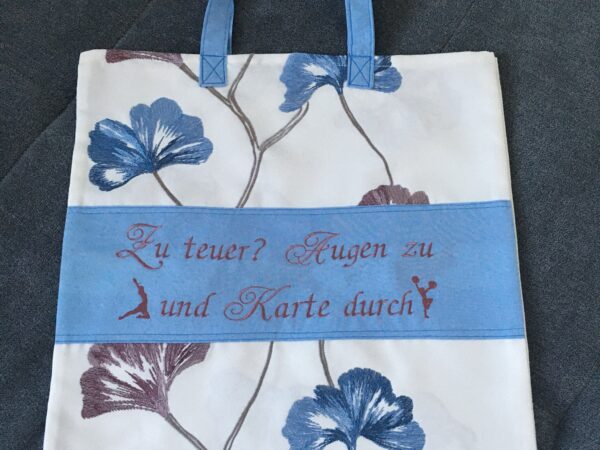 Tasche „Augen zu und Karte durch“