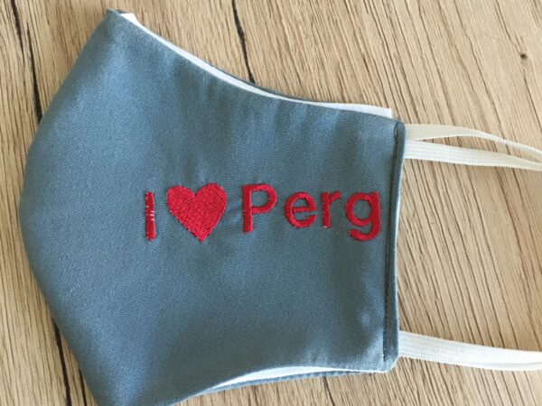 Maske „I Love Perg“