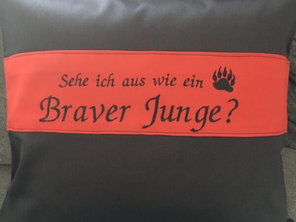 Polster „Braver Junge?“