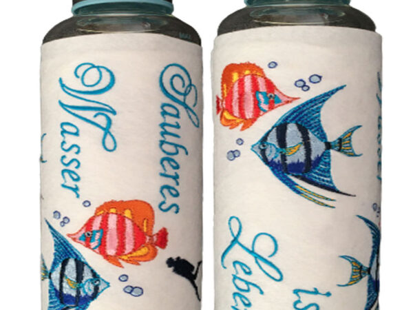Trinkflasche „Sauberes Wasser ist Leben“