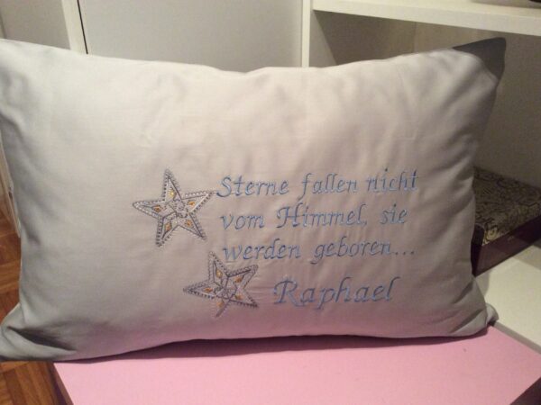 Polster „Sterne fallen nicht vom Himmel“