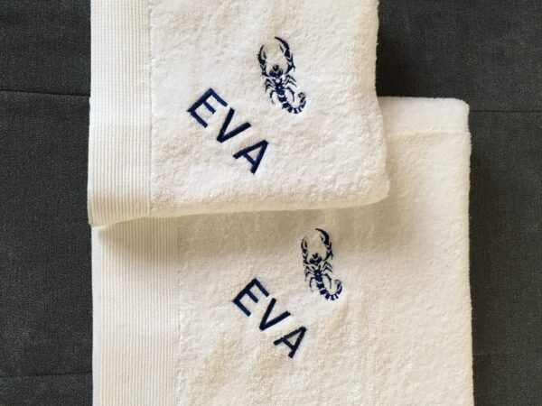 Handtuch-Set „Eva“ (Skorpion)