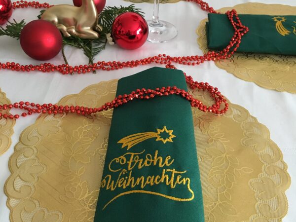 Serviette „Frohe Weihnachten“