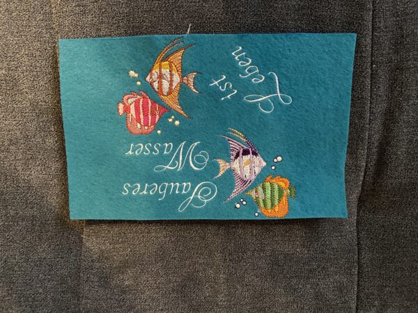 Tasche „Sauberes Wasser ist Leben“