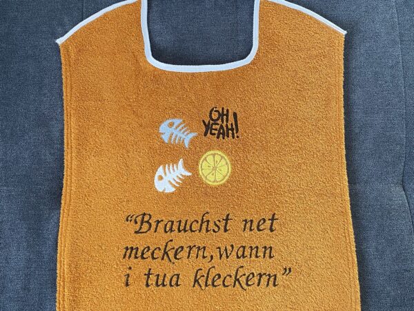 Kochschürzchen „Braucht net meckern“