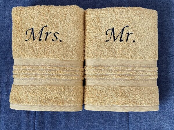 Handtuch-Set „Mr. & Mrs.“