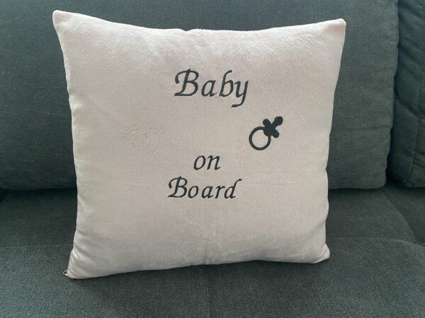 Polster „Baby on Board“