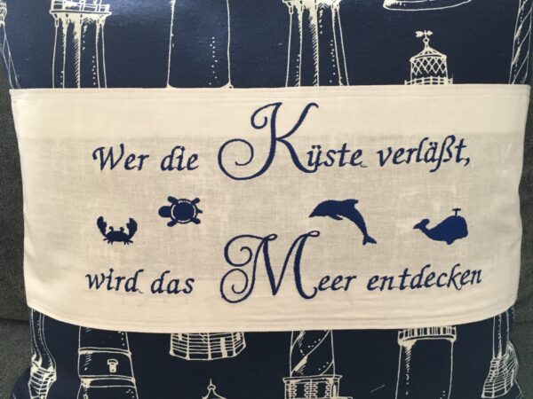Polster „Wer die Küste verläßt“