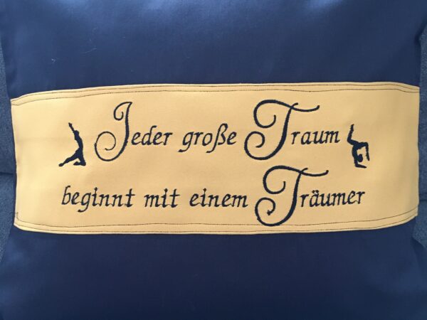 Polster „Jeder große Traum“