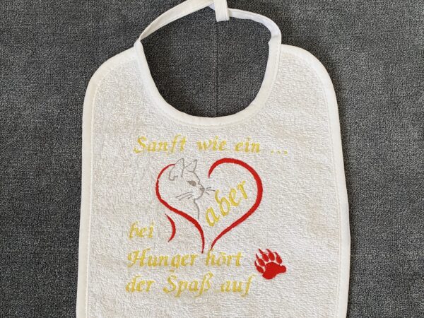Lätzchen „Sanft wie ein Tiger“