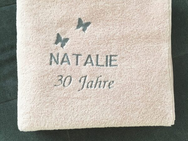 Handtuch „Natalie 30 Jahre“