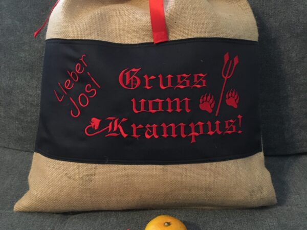 Deko „Gruß vom Krampus“