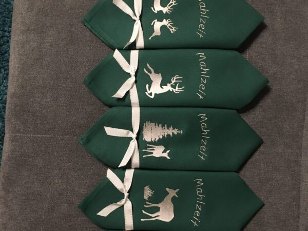 Serviette „Mahlzeit“