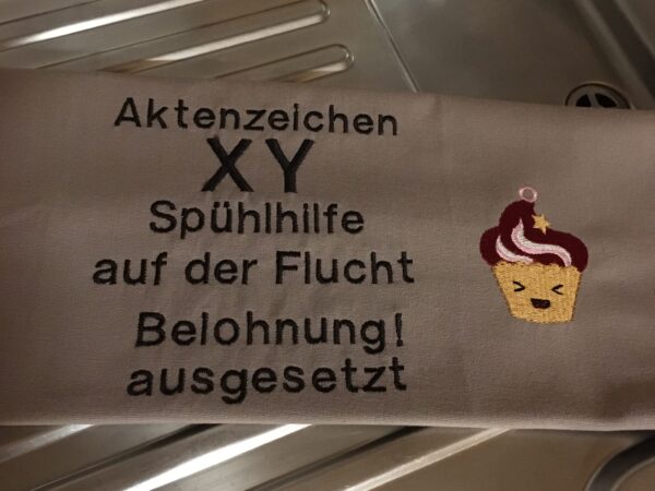 Geschirrtuch „Aktenzeichen XY“