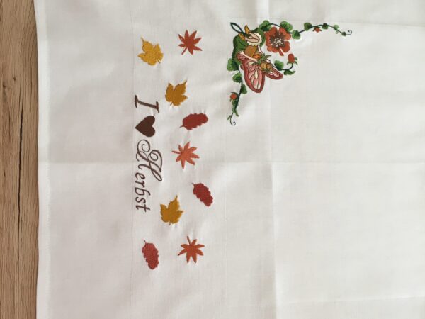 Tischläufer „I love Herbst“