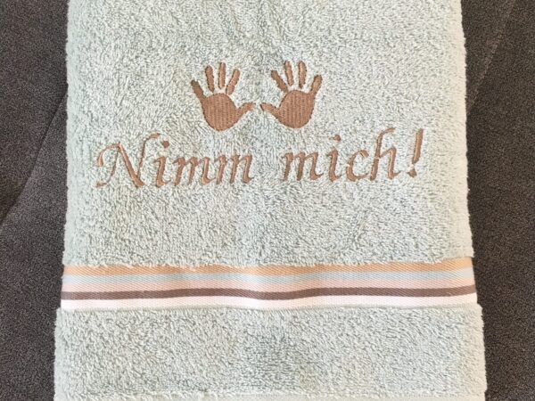 Handtuch „Nimm mich mit“
