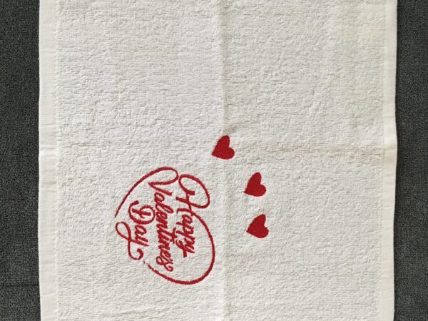 Handtuch „Happy Valentine’s Day“