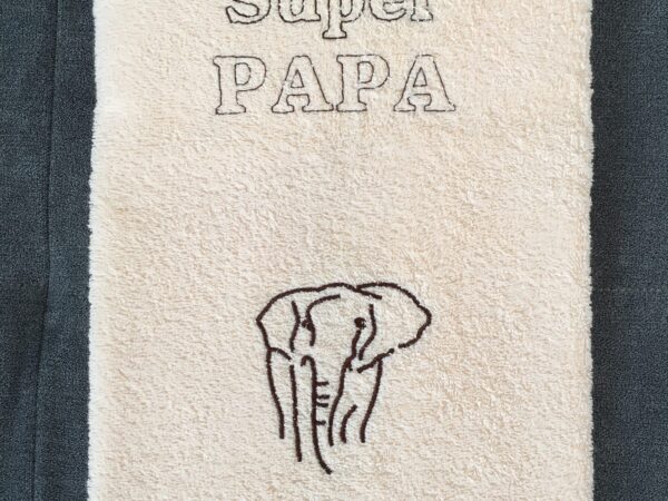 Handtuch „Super Papa“