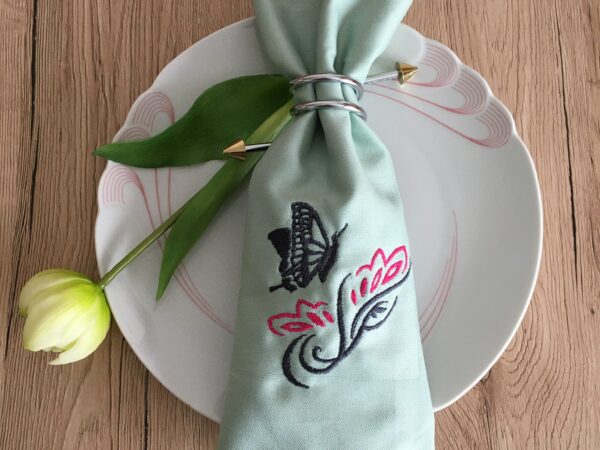Serviette „Schmetterling“