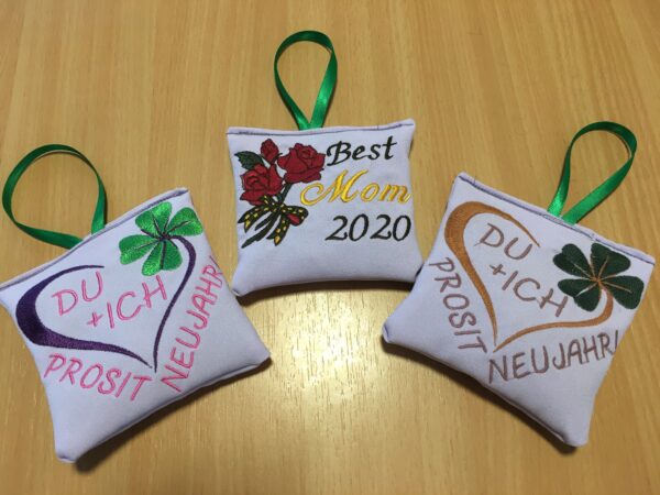 Duftsäcke „Prosit Neujahr & Best Mom“