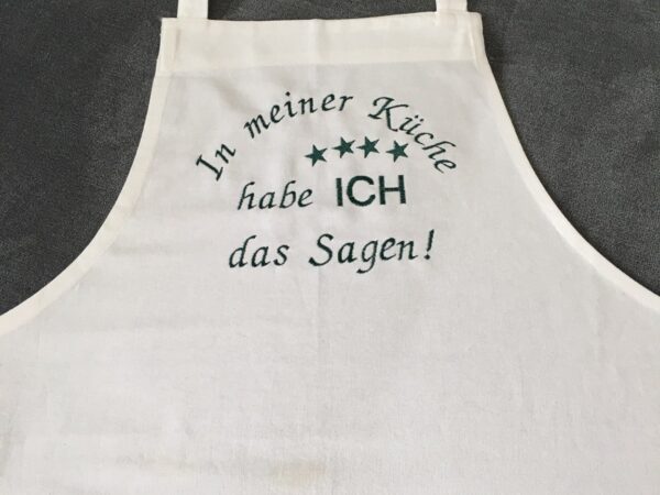 Schürze „Hier habe ICH das Sagen“