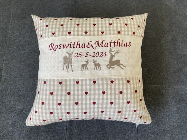 Polster „Roswitha & Matthias“