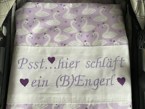 Deko „Psst, hier schläft ein (B)Engerl“