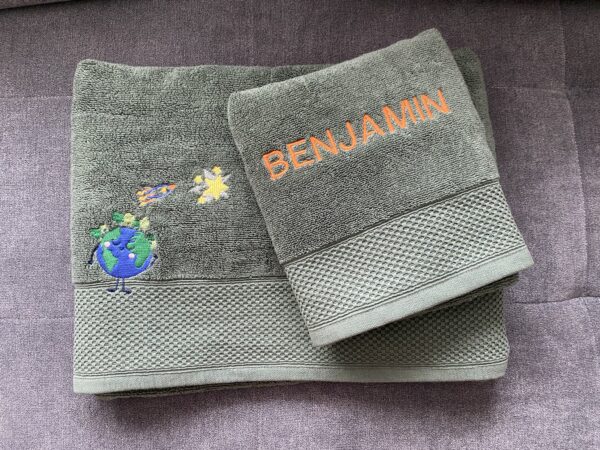 Handtuch-Set „Benjamin“ (Weltall)